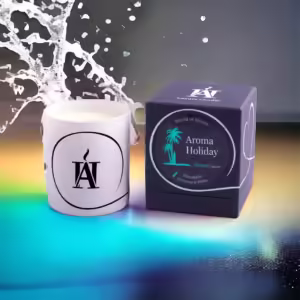 Hawaii scented glass home candle Creating a mood with scent