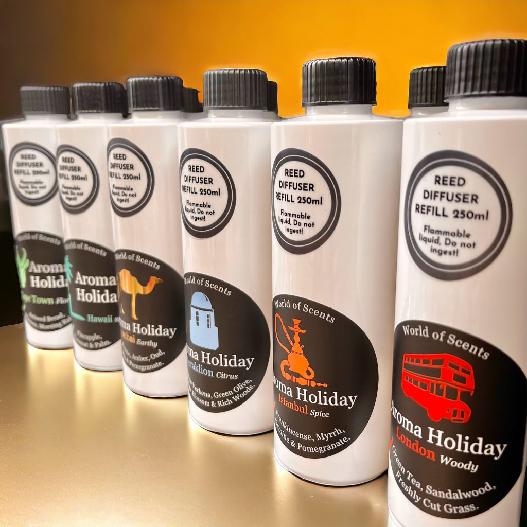 Diffuser Refills & Reeds by AromaHoliday fragrance oils