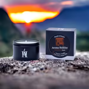 Kingston Jamaican scented candle with Ginger Cake