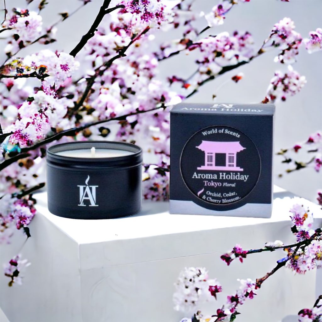 AromaHoliday Tokyo Japan Scented Travel Tin gift by AromaHoliday