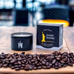 Candle Aroma of Rich New York Coffee with succulent sweet toners of Bagel by AromaHoliday