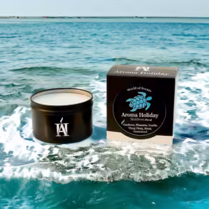 aroma holiday fresh Maldives scented candle