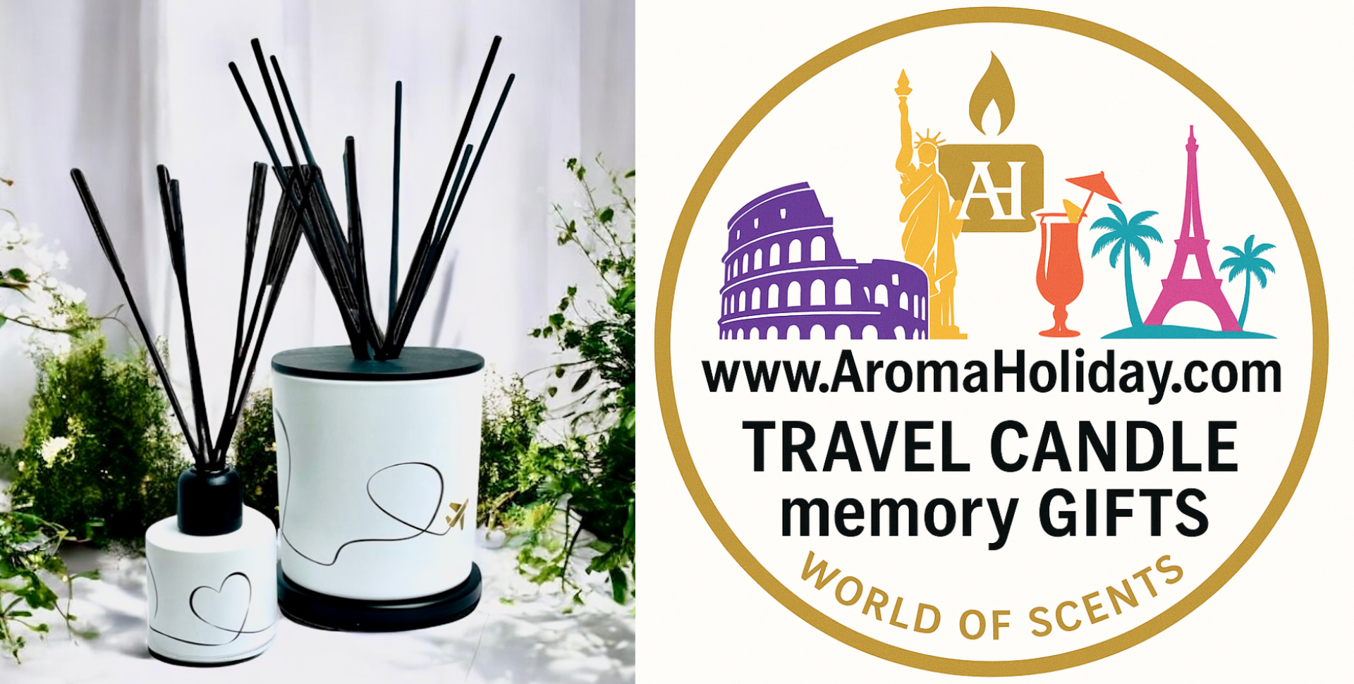 Bespoke Wedding Favours and design service by AromaHoliday diffusers uk